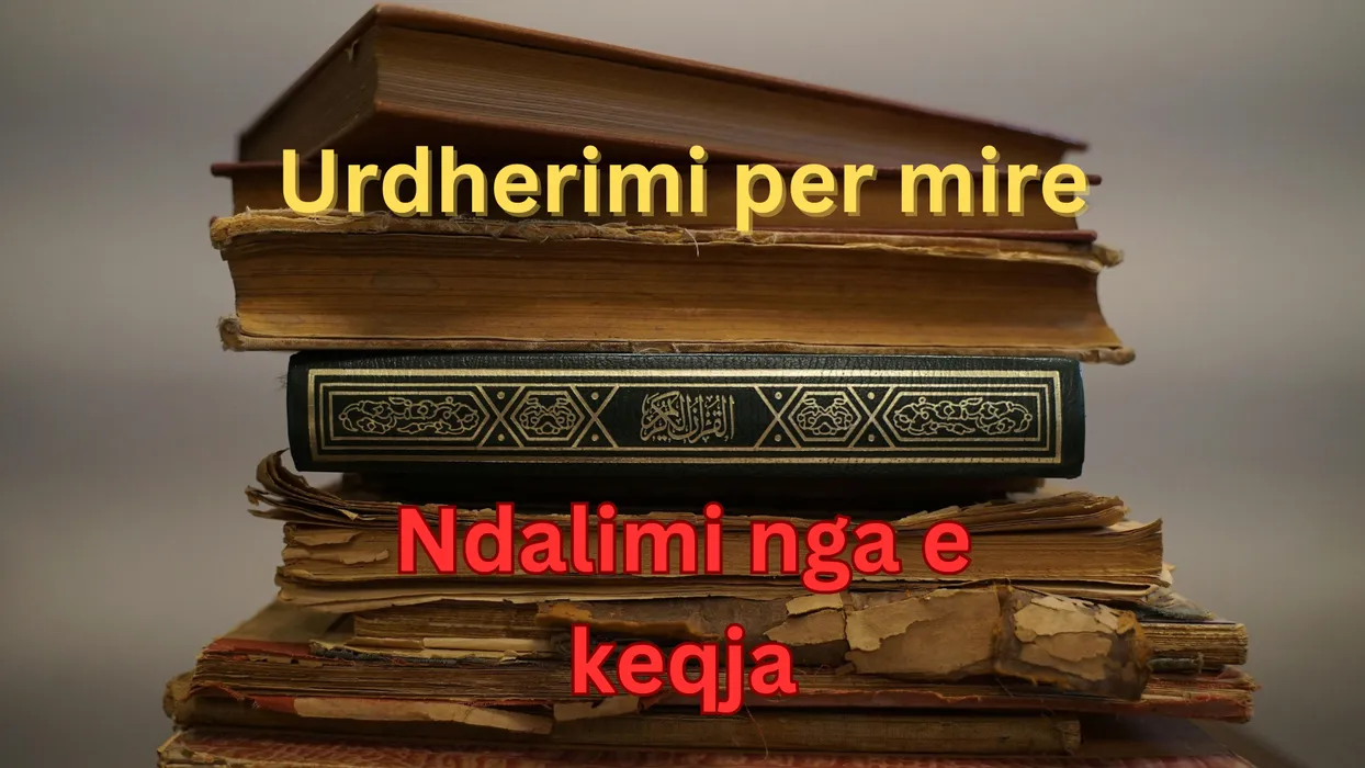 Cover for Urdherimi per mire dhe ndalimi nga e keqja